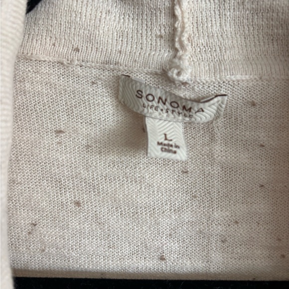 Perfect Spring/Summer/Fall Layering Cream Open-Front Sweater - Picture 4 of 6